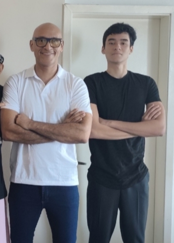 Neithan y su papá